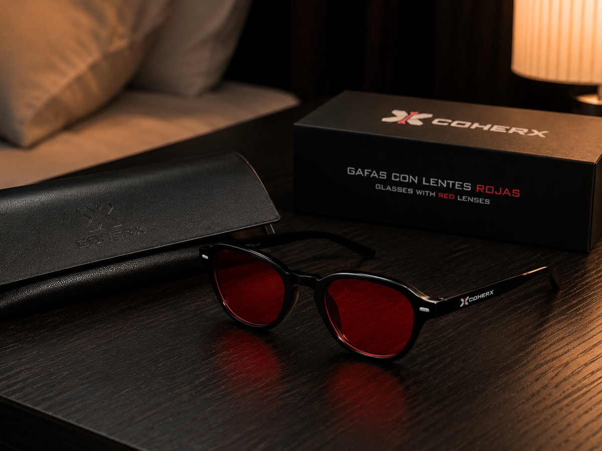 CoherX — Gafas de Lente Roja